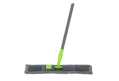 РЫЖИЙ КОТ Швабра для пола с насадкой из микрофибры MopM3 цвет серый (005935)