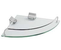 BRIMIX 10101 Полка стеклянная угловая BRIMIX 10101 Полка стеклянная угловая