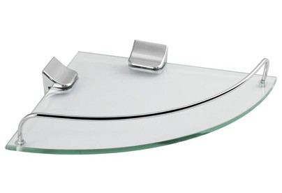 BRIMIX 10101 Полка стеклянная угловая BRIMIX 10101 Полка стеклянная угловая