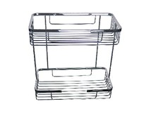 САНАКС 75032 Полочка прямоугольная двойная САНАКС 75032 Полочка прямоугольная двойная