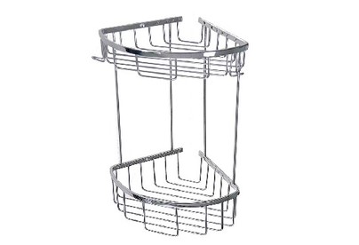 САНАКС 75250 Полочка угловая овальная двойная 18 см САНАКС 75250 Полочка угловая овальная двойная 18 см