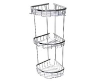 САНАКС 75255 Полочка угловая овальная тройная 22 см САНАКС 75255 Полочка угловая овальная тройная 22 см