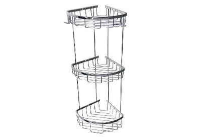 САНАКС 75255 Полочка угловая овальная тройная 22 см САНАКС 75255 Полочка угловая овальная тройная 22 см