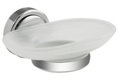 САНАКС 1207 Мыльница стеклянная с креплением к стене