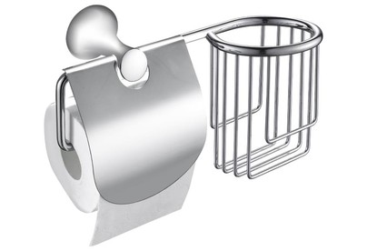 MAGNUS 85244 Держатель освежителя воздуха и туалетной бумаги с крышкой