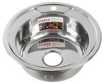 FABIA 04906 Мойка врезная круглая ЭКОНОМ 49 см FABIA 04906 Мойка врезная круглая ЭКОНОМ 49 см