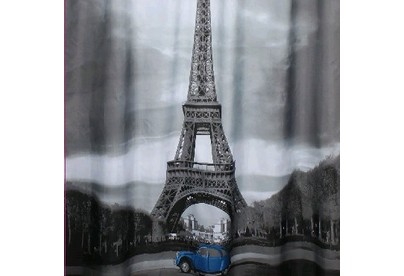 BRIMIX 0204 Шторка в ванную комнату фотопечать ПАРИЖ (2)