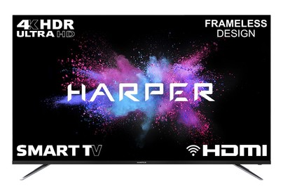 HARPER 65U750TST2 UHD 4K SMART TV безрамочный