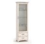 МЕБЕЛЬКОМПЛЕКС Мирелла Шкаф для гостиной одностворчатый со стеклом Бодега Светлая/Патина