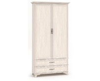 МЕБЕЛЬКОМПЛЕКС Мирелла Шкаф для гостиной двухстворчатый Бодега Светлая/Патина