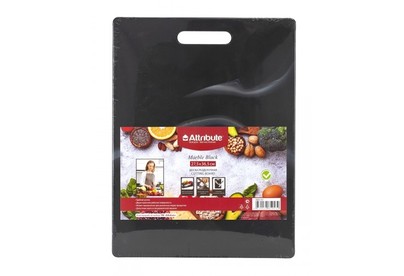 ATTRIBUTE ABX147 Доска разделочная MARBLE Black 27,5х36,5см