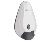 GFMARK 637 Дозатор жидкого МЫЛА универсальный пластиковый БЕЛЫЙ с глазком капля , 400 мл , Д 115хГ GFMARK 637 Дозатор жидкого МЫЛА универсальный пластиковый БЕЛЫЙ с глазком капля , 400 мл , Д 115хГ