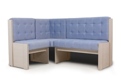 БИТЕЛ КВАДРО скамья угловая однотон (БОДЕГО, ВЕЛЮР голубой) БИТЕЛ КВАДРО скамья угловая однотон (БОДЕГО, ВЕЛЮР голубой)