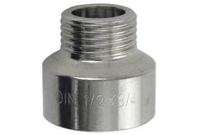 МАК 499 Переходник 3/4 м х 1/2 п 15мм из нержавеющей стали марка 304