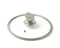 TIMA Крышка стекл. с метал/обод + овальная ручка НЖС 26 см низ. 5526 TIMA Крышка стекл. с метал/обод + овальная ручка НЖС 26 см низ. 5526