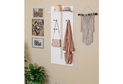 МЕБЕЛЬКОМПЛЕКС НАЙС Вешалка навесная исп. 2 Белый РЕ