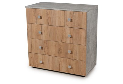 БИТЕЛ ЛОФТ4 Дуб крафт золотой/бетон