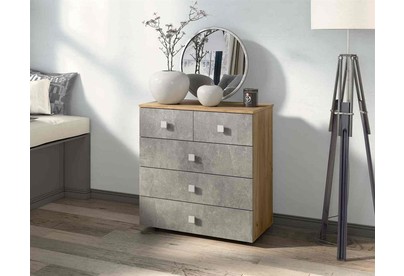 БИТЕЛ ЛОФТ5 Дуб крафт золотой/Бетон