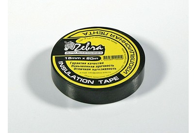 ZEBRA 15 мм х 20 м чёрная 08739