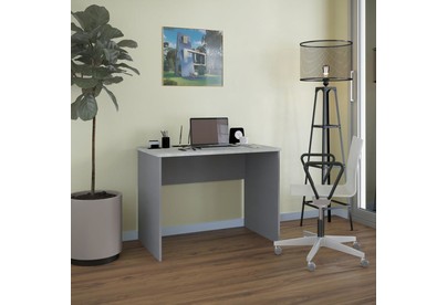 МЕБЕЛЬКОМПЛЕКС Стол письменный СП07 Серый шифер/Ателье Светлый (1 кор)