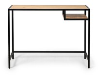 БИТЕЛ Стол для ноутбука Тюрен Дуб крафт золотой/черный (1 кор.)