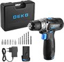 DEKO DKCD12V PRO в кейсе + оснастка 13 шт, 12В, 2х2.0Ач 0831007
