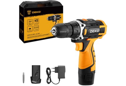 DEKO DKCD12V в кейсе, 12В, 2х1.5Ач 0831006