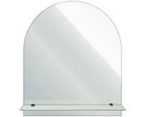 САНАКС 40172 Зеркало закруглённое, с полкой , 500х600 мм, полка 500 мм АРКА