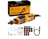 DEKO DKRT200W в кейсе, с регулировкой скорости, 200 Вт, + набор аксессуаров 43 0831066 DEKO DKRT200W в кейсе, с регулировкой скорости, 200 Вт, + набор аксессуаров 43 0831066