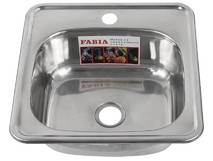 FABIA 62182 Мойка врезная 38х38 0,8 мм