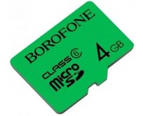 BOROFONE (6931474701206) 4GB MicroSD Class 6 Red