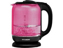 HYUNDAI HYKG4808 1.8л. 2200Вт малиновый/черный (стекло)