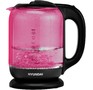 HYUNDAI HYKG4808 1.8л. 2200Вт малиновый/черный (стекло)