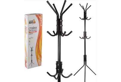 РЫЖИЙ КОТ Вешалкастойка напольная COMFORT, 12 крючков (005433)