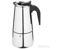 MALLONY Гейзерная кофеварка ITALIA, объем 450 мл/9 чашек, из нержавеющей стали