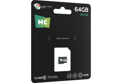 MORE CHOICE (4620202552280) 64Gb MicroSD Class10 V10 MC64
