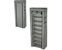 РЫЖИЙ КОТ Полка для обуви с чехлом, 9 ярусов (106896)