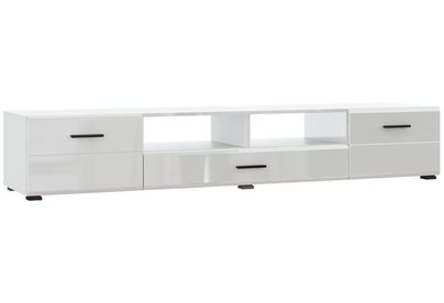 НКМЕБЕЛЬ GLOSS тумба для ТВ200 Белый/Белый глянец 71373115 (3 кор.)