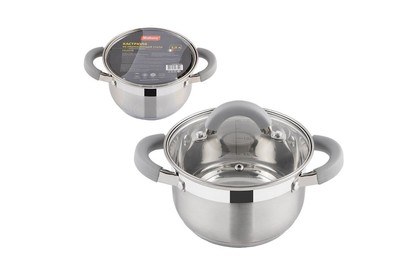 MALLONY Кастрюля Felicita, объем 2 л, из нерж стали с крышкой (009386)