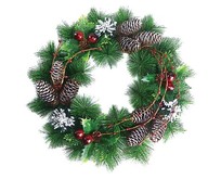 ВОЛШЕБНАЯ СТРАНА Венок Новогодний SYCB17197 38 см 102015 ВОЛШЕБНАЯ СТРАНА Венок Новогодний SYCB17197 38 см 102015