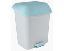 SVIP SV4061БЛ Квадра для мусора с педалью 15л белый