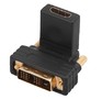 REXANT (176812) ПЕРЕХОДНИК ШТЕКЕР DVID  ГНЕЗДО HDMI, ПОВОРОТНЫЙ