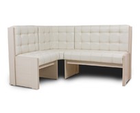 БИТЕЛ КВАДРО скамья угловая однотон (БОДЕГО, БОРНЕО МИЛК) БИТЕЛ КВАДРО скамья угловая однотон (БОДЕГО, БОРНЕО МИЛК)