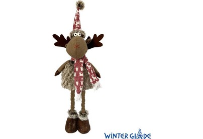 WINTER GLADE Фигурка Олень 70 см на телескопических ногах F4070