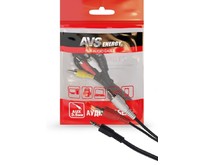 AVS RCA61 3,5 jack  2RCA (аудио) (1м)