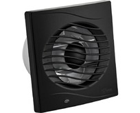 GFMARK 50012 Вытяжной вентилятор, D 100 мм, с обратным клапаном и москитной сеткой, квадратный, с решеткой, из АБС пластика, цвет ЧЕРНЫЙ GFMARK 50012 Вытяжной вентилятор, D 100 мм, с обратным клапаном и москитной сеткой, квадратный, с решеткой, из АБС пластика, цвет ЧЕРНЫЙ