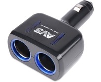 AVS Разветвитель прикуривателя 12/24 (на 2 выхода) CS205