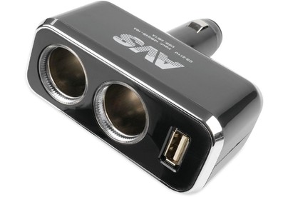 AVS Разветвитель прикуривателя 12/24 (на 2 выхода+USB) CS211U