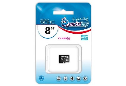 SMARTBUY (SB8GBSDCL400) MicroSDHC 8GB Сlass4