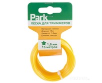 PARK Леска для триммеров Park 1,6мм, 15м, звезда (990589)